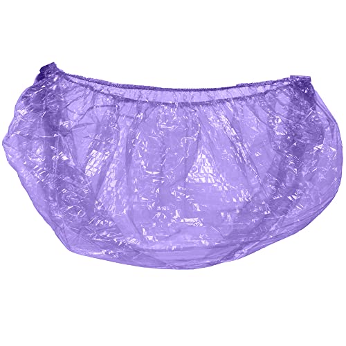 Disposable Pedicure Spa Liners, Purple - 100 Count for Salons