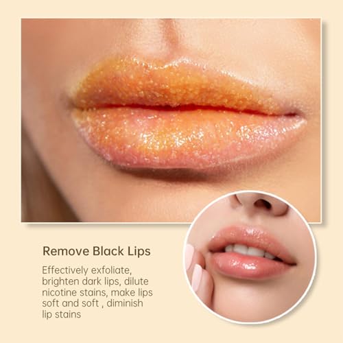 Turmeric Lemon Lip Scrub with Aloe Vera - Exfoliating & Moisturizing