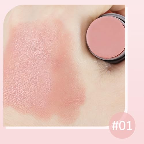 Boobeen Double-Head Cream Blush Stick - Long-Lasting Cheek & Lip Tint