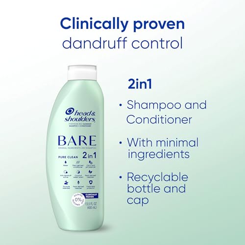 Head & Shoulders BARE Pure Clean 2-in-1 Anti-Dandruff Shampoo & Conditioner