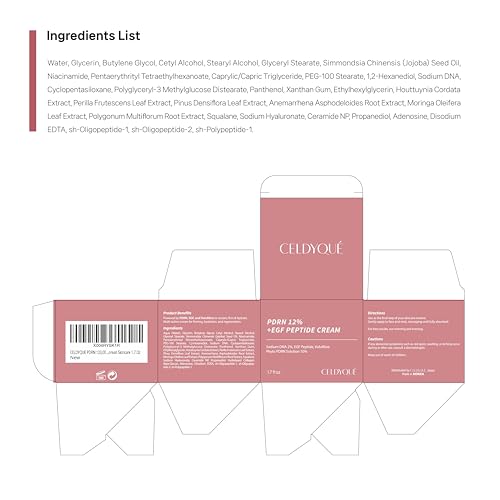 PDRN 120,000 ppm EGF Peptide Cream ? Volufiline & Salmon DNA + 12% Phyto PDRN ? Post Microneedling Aftercare Anti-Aging Face Cream w/Niacinamide & Hyaluronic Acid 1.7 oz