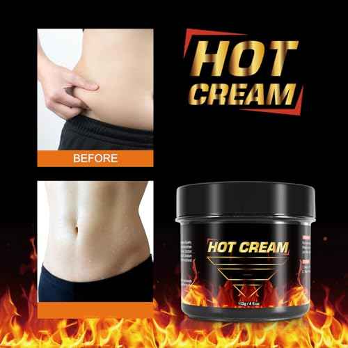 FANSHI Hot Sweat Cream ? Natural Workout Enhancer for Muscle Warm-Up & Skin Tightening ? Supports Sweat & Circulation ? for Women & Men ? Belly, Thighs, Arms, 4fl.oz