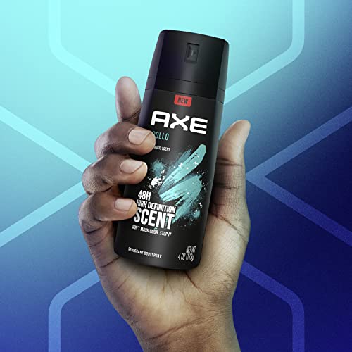 AXE Apollo Body Spray Deodorant for Men, 4 oz (4-Pack)