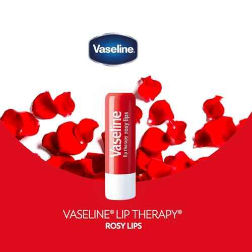 Vaseline Lip Therapy Rosy Lips 12-Pack ? Moisturizing Balm, Lip Care for Dry Lips, 0.16 Oz Ea