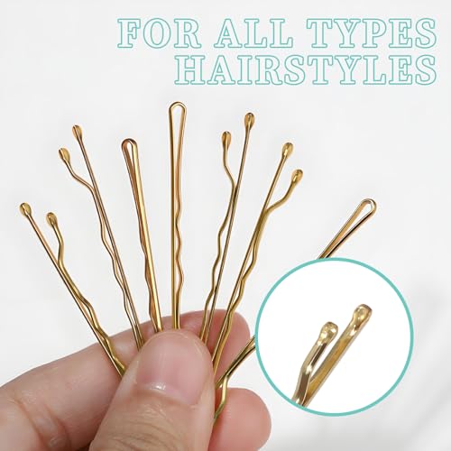 Teenitor Blonde Bobby Pins 500pcs 2 inch Bulk