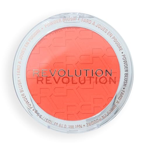 Revolution Blusher Reloaded Talc-Free Powder Blush Poppin' Orange