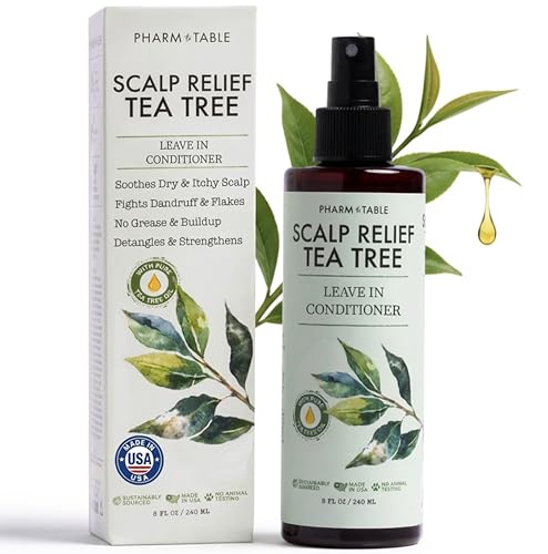 Tea Tree Leave-In Conditioner Spray for Dry, Itchy Scalp
