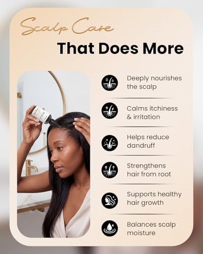 Sahha Hair Growth Oil - Scalp Stimulator for Fuller Hair, 2 Fl Oz