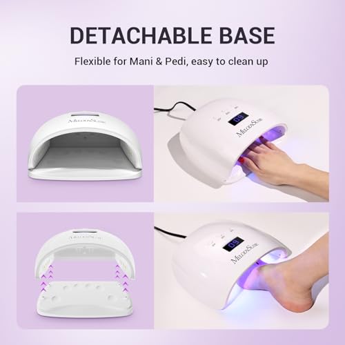 MelodySusie P-Plus30I UV LED Nail Lamp - 54W Nail Dryer with 3 Timers