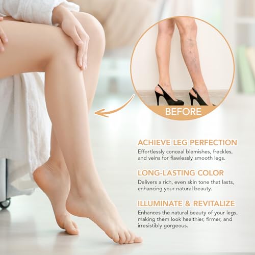 Waterproof Leg Makeup - Scar & Tattoo Cover Up for All Skin Tones
