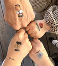 Korean Learning Temporary Tattoos for Kids