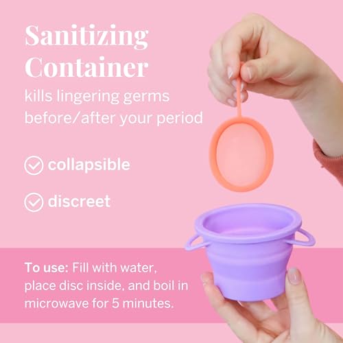 Pixie Menstrual Disc Kit - Medical-Grade Silicone, Medium & Large