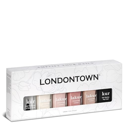 LONDONTOWN The Sophisticate Collection 6-Piece Gel-Finish Nail Polish Kit