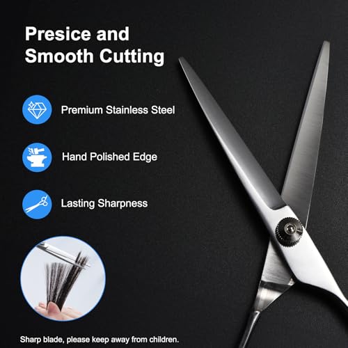 Professional Hair Cutting Scissors 6.5" Stainless Steel Shears