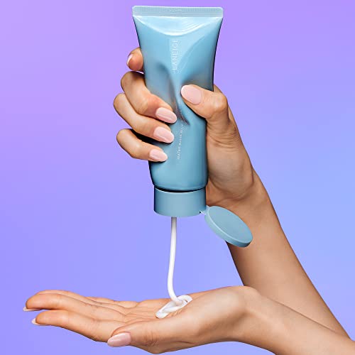 LANEIGE Water Bank Cleansing Foam: Hydrating Face Wash and Makeup Remover with Hyaluronic Acid & Papain Enzyme for Smooth,Soft Skin,(Pack of 2)