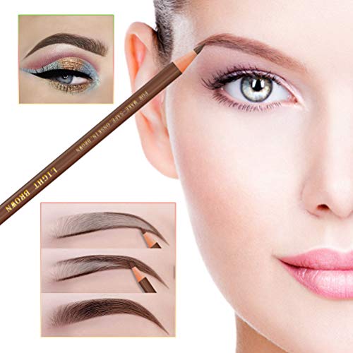 6-Piece Dark Brown Waterproof Eyebrow Pencil Kit