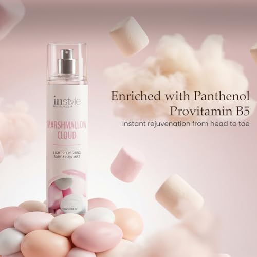Instyle Marshmallow Cloud Body & Hair Mist 8 Fl Oz