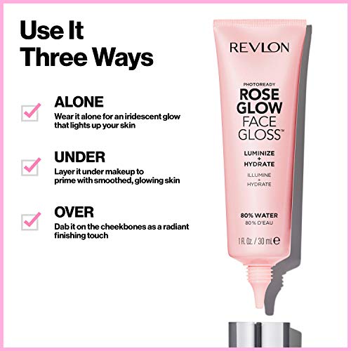 Revlon PhotoReady Face Gloss Rose Glow Primer, 1 fl oz