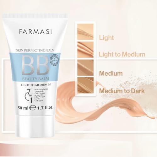 Farmasi BB Cream SPF 15 Matte - Light to Medium Shade