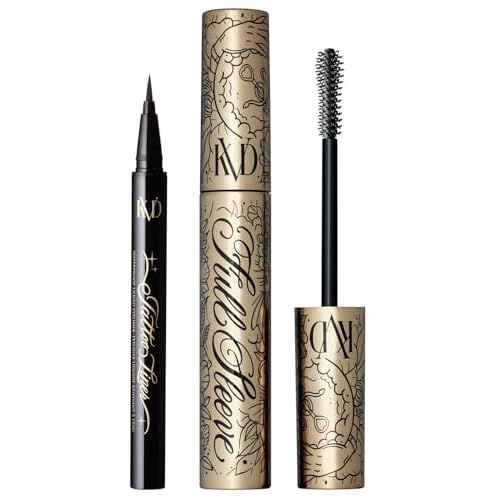 LAURA GELLER Baked Balance-n-Brighten Foundation with Retractable Airbrush Kabuki Brush Makeup Set, Fair (2 PC)