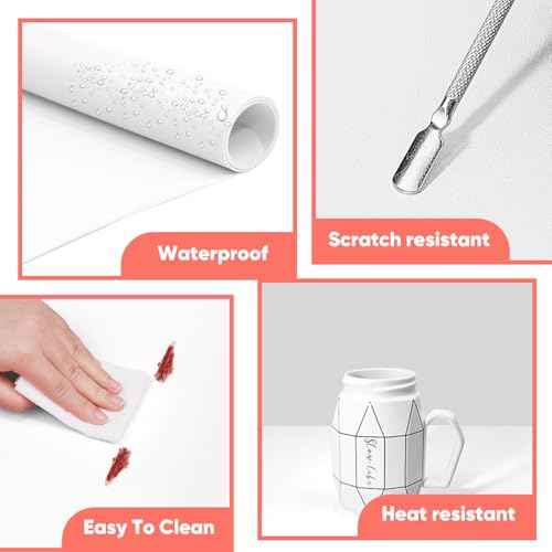 Nail Art Table Mat, (MAT ONLY) Nail Arm Rest Mat for Nail Tech, Soft Microfiber PU Leather Nail Mat for Nail Hand Rest Cushion, Foldable Manicure Table Pad Nail Desk Mat for Hand Stand Pillow - White