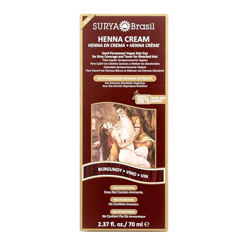 Surya Brasil Henna Cream Burgundy - Natural Hair Color