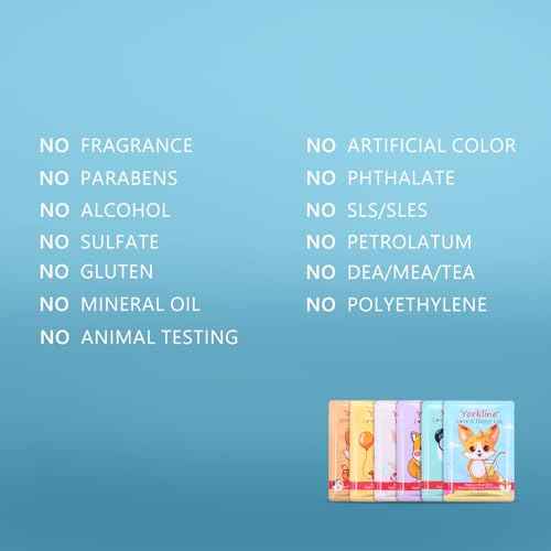Animal Facial Mask Sheet Skincare, Beauty Facial Mask for Adults and Children. Facial Mask Sheet for Present, Spa Party, Birthday Party, Holiday, Made with Cotton (6 Pieces)