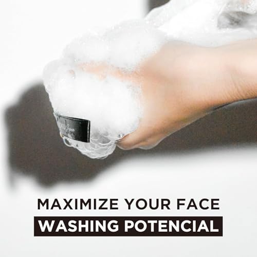 Deep Moist Honey Face Wash - 110g + 10g Travel Size & Rich Bubble Face Wash Whip Maker Soap Net (1, Black)