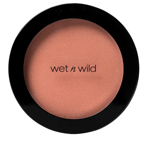 wet n wild Color Icon Blush, Effortless Matte Natural Sheer Glow & Seamless Blend, Luxuriously Infused Smooth Jojoba Oil, Cruelty-Free & Vegan - Mellow Wine