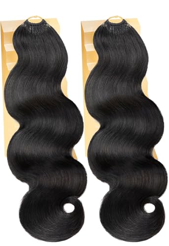 Feather Crochet Hair 14-16" Burmese Body Wave 120g