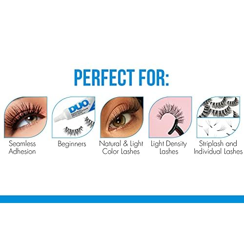 Duo Lash Adhesive - Clear, 0.25 Ounce (Pack of 6)