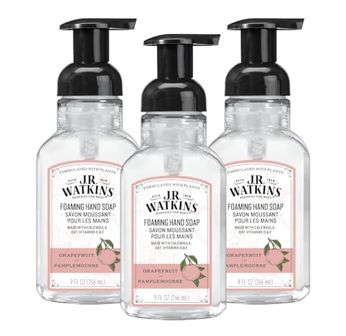 J.R. Watkins Grapefruit Foaming Hand Soap - 9 fl oz, 3 Pack