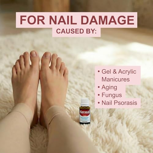 Kerasal Multi-Purpose Nail Repair 0.43oz - Restores Damaged Nails, Brush Applicator, Pack of 1