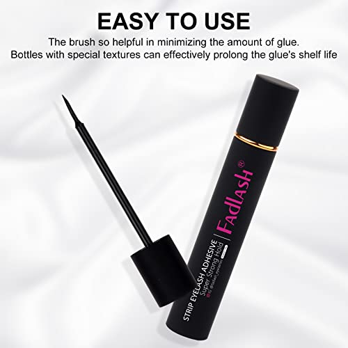 FADLASH Eyelash Glue - Strong Hold, Waterproof, Latex Free