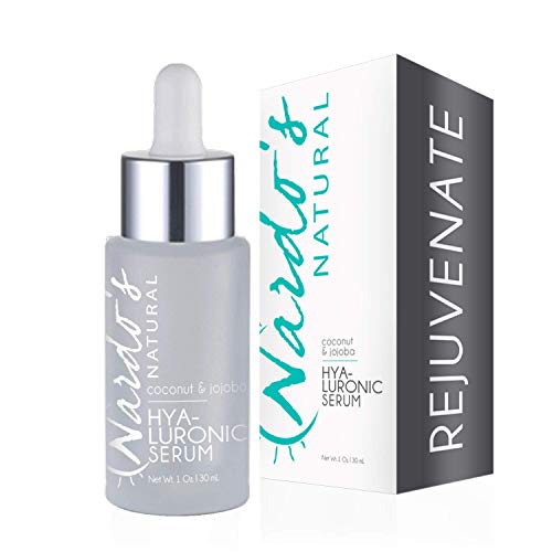 All Natural Hyaluronic Acid Serum for Face, For Women and Men - Anti-Wrinkle & Aging, Acne, Dark Spot, Facial Moisturizer, Lotion Alternative Made in the USA by Nardo¡¯s Natural Skin Care Products