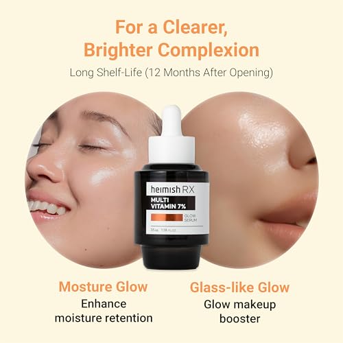 HEIMISH RX Multi Vitamin Glow Serum - Vitamin C Serum for face, Dark Spot & Hyperpigmentation Reduction, Anti Aging, Skin Brightening with Vitamin C 7%, Niacinamide 5% - 35 ml (1.18 fl. oz)