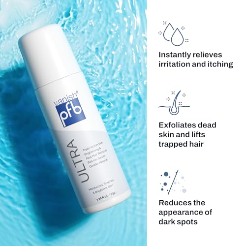PFB Vanish Ultra Chromabright Ingrown Hair Treatment 6.56 oz - Dark Spot & Razor Bump Solution