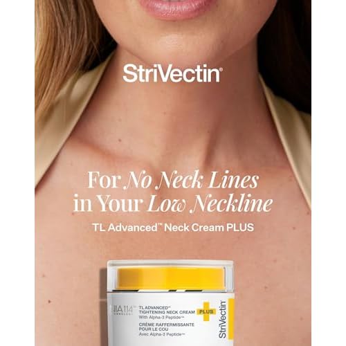 StriVectin Tighten and Lift Advanced Neck Cream PLUS with Alpha-3 Peptides for Neck and D?collet?, Smoothing Look of Wrinkles and Fine Lines, Improves Crepey Skin and Vertical Lines