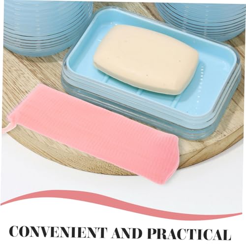 Ipetboom 8pcs Soap Bar Bags with Lanyard - Foaming Mesh Pouches