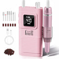 Pruk Electric Nail Drill Kit - 40000RPM Cordless E-File with LCD Display