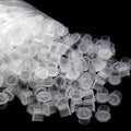 1000PCS Disposable Tattoo Ink Caps - 11mm Flat-Bottom Cups