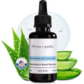 Derma ganika Hyaluronic Acid Serum for Face & Neck - Made in USA Ultra-Hydrating Anti-Aging Serum with Aloe Vera | Softens, Smooths, and Brightens Dry & Sensitive Skin