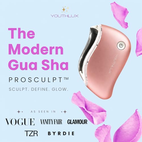 Heated Gua Sha Facial Massager – Electric Vibrating Tool for Skincare