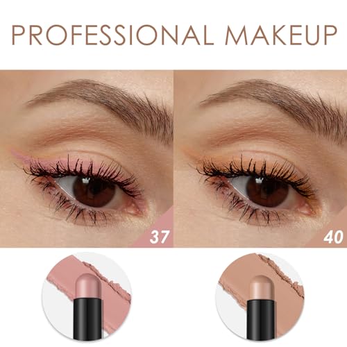 FOCALLURE 2 Pcs Cream Eyeshadow Stick Set - Long Lasting & Waterproof