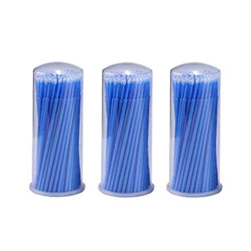 300 Disposable Microblading Cotton Swabs with Plastic Handles
