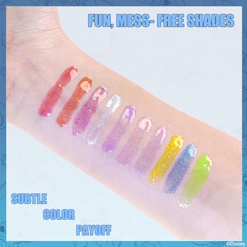 Townley Girl Stitch Lip Gloss Set, 10-Piece Plant-Based
