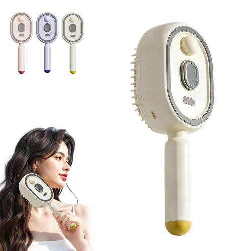 Electric Spray Detangling Brush with Mist & Massage
