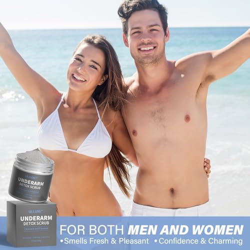 Charcoal Underarm Detox Scrub - Odor Control & Dark Spot Remover