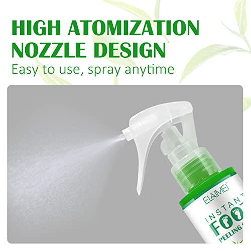 Green Tea Exfoliating Foot Peel Spray - Hydrating Dead Skin Remover (100ml)