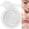 Pearl White Highlighter Makeup Palette - Shimmer Glitter Powder
